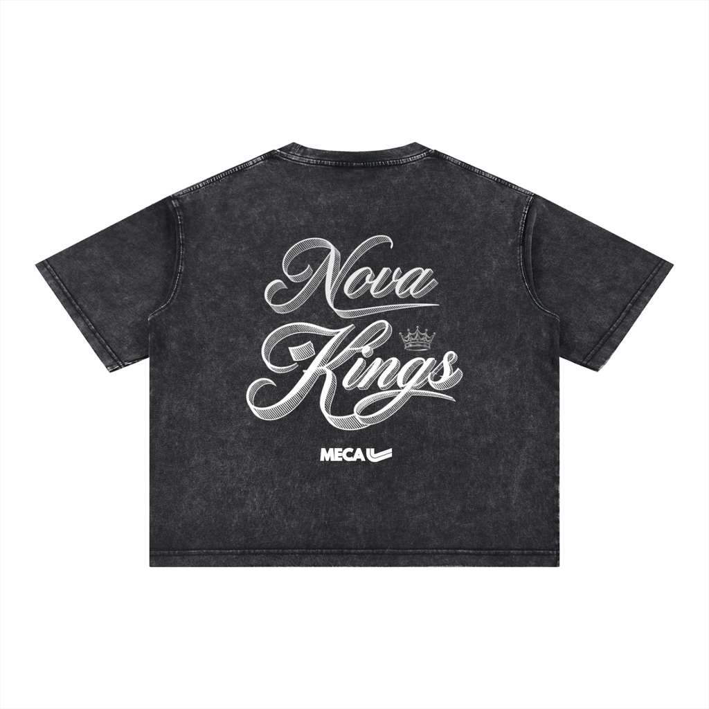 Kings x MECA Mineral Wash Boxy Cotton T-Shirt
