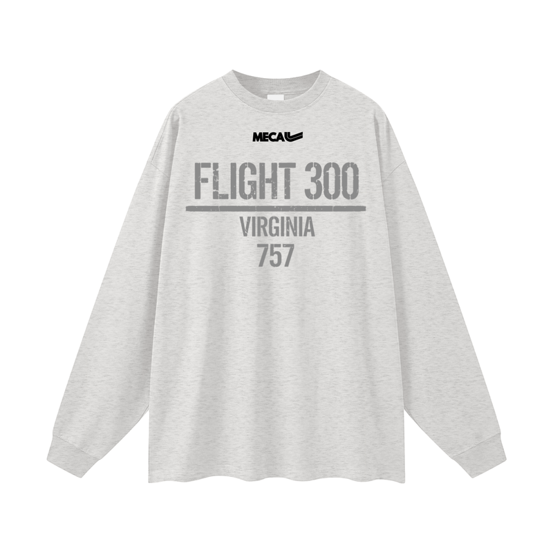 Flight x MECA Oversized Unisex Long Sleeve T-Shirt