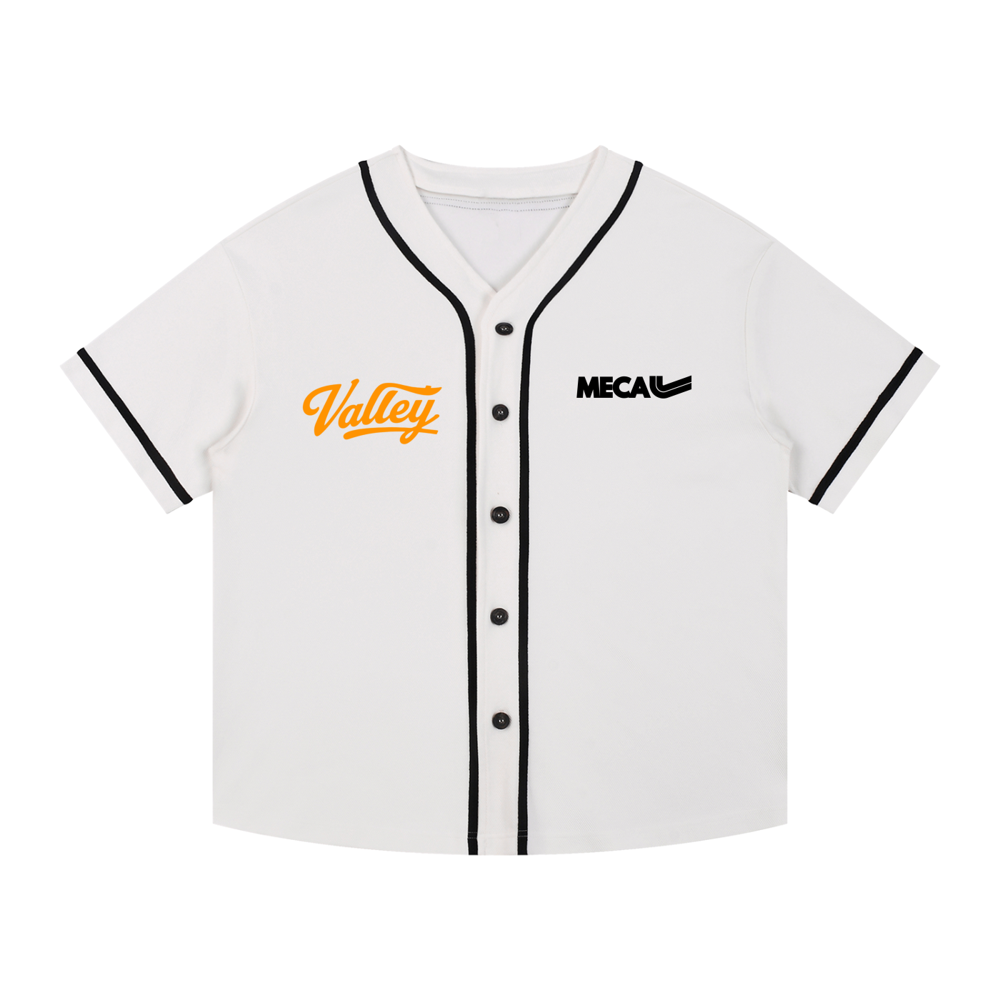 Valley Elite x MECA Contrast Piped Button-Up Jersey