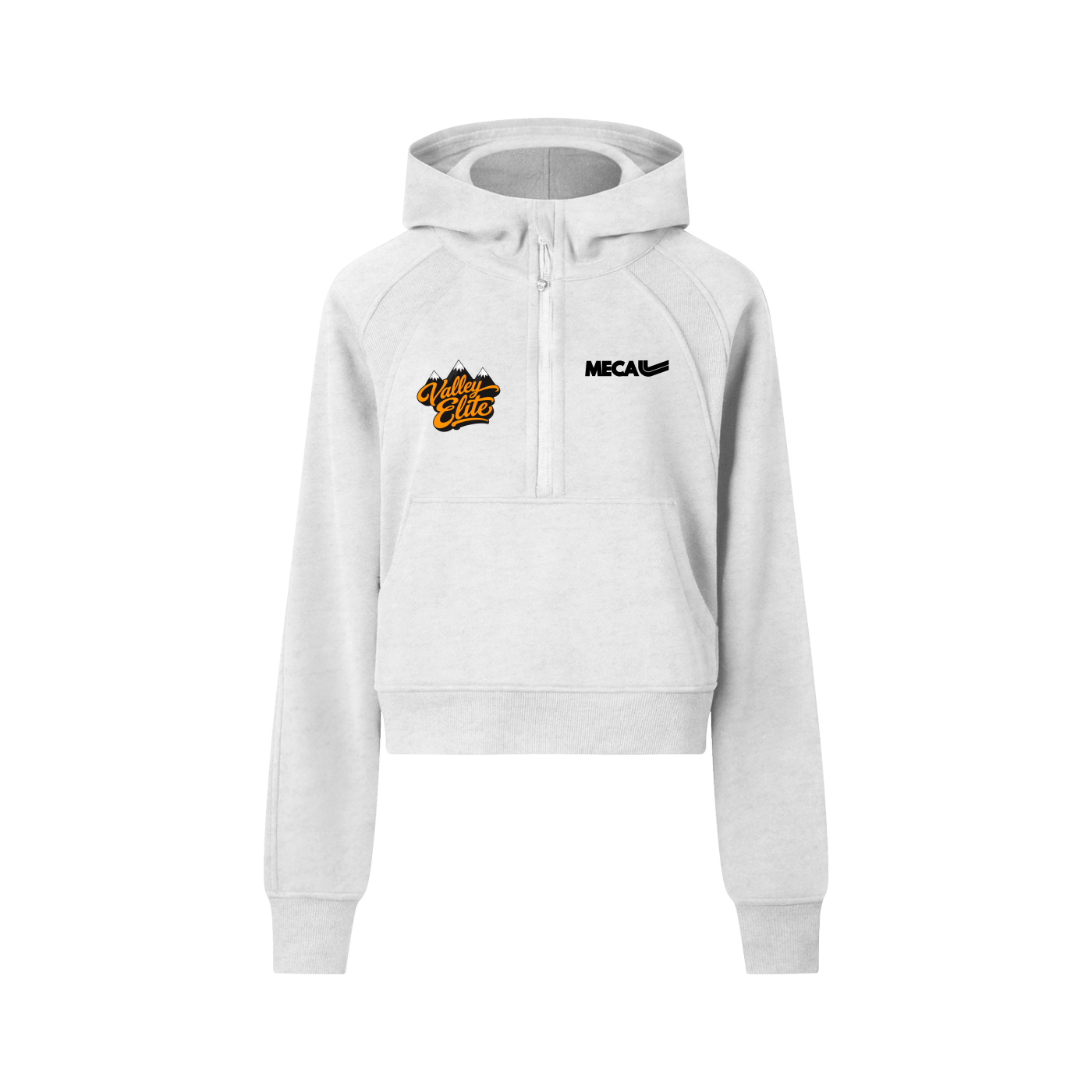 Valley Elite x MECA Cropped Half-Zip Hoodie