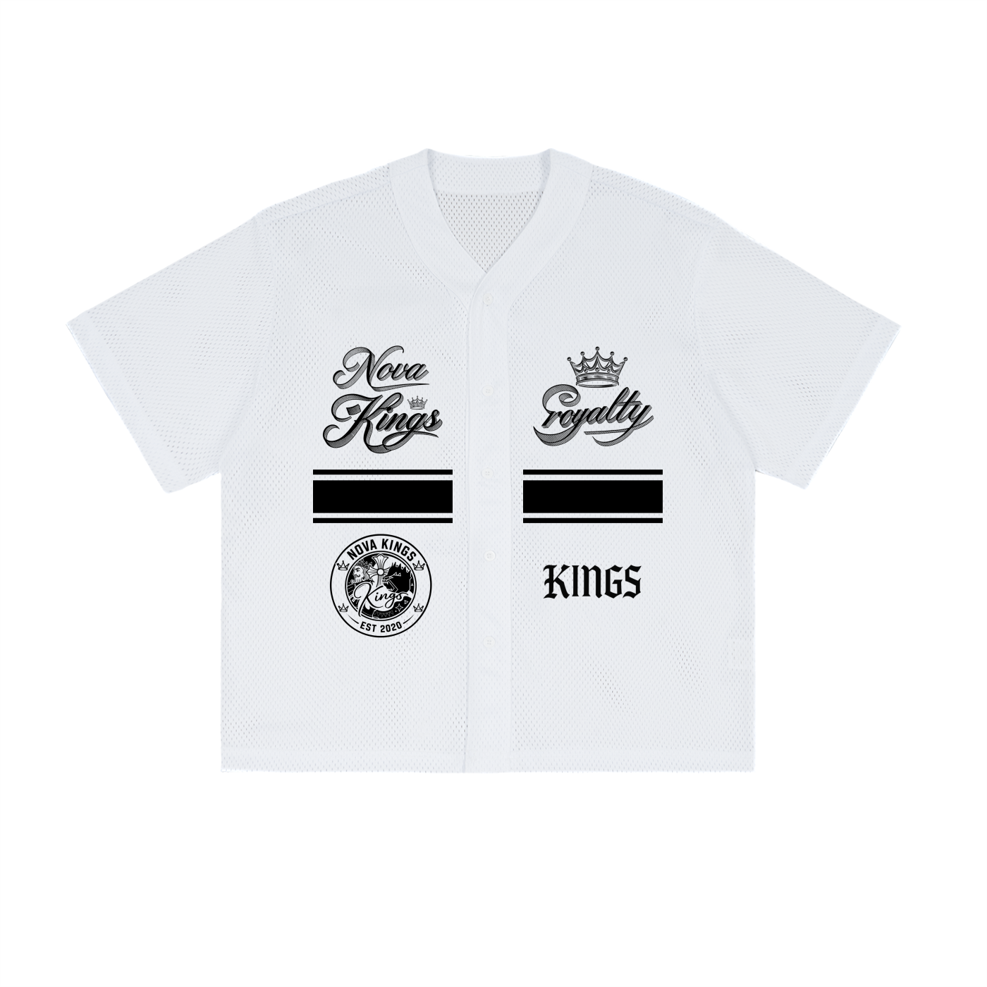 Kings x MECA Varsity Button-Up Baseball Jersey