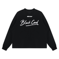 BLACK CARD Unisex Waffle Boxy Long Sleeve T-Shirt