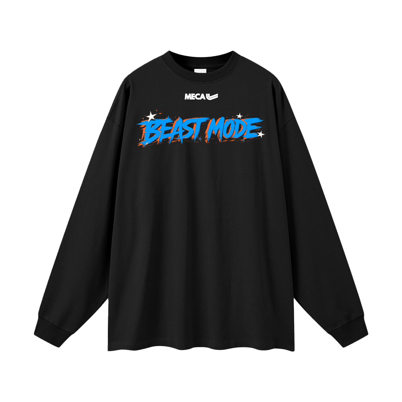 Beast Mode x MECA Oversized Unisex Long Sleeve T-Shirt 1