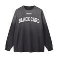 BLACK CARD Gradient Washed Long Sleeve T-Shirt