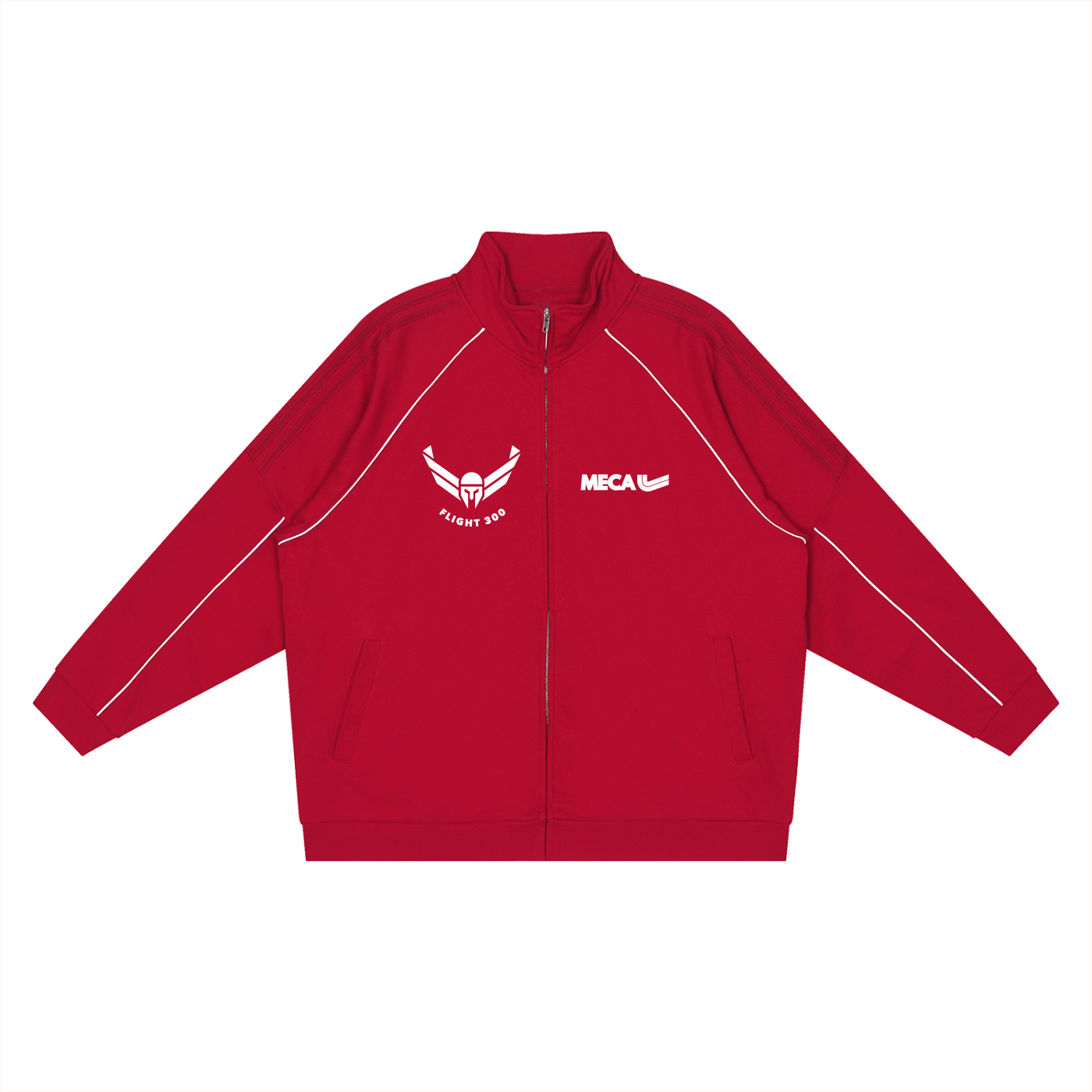 Flight x MECA Reflection Striped Raglan Sleeve  Jacket