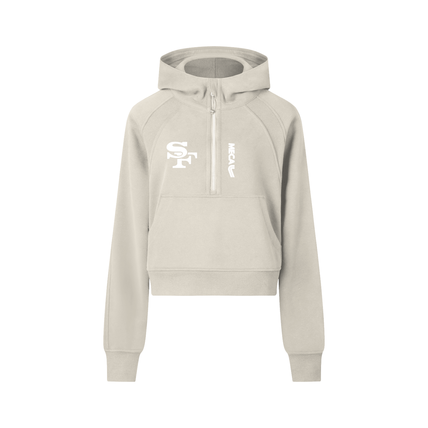 MECA x Select Few Cropped Half-Zip Hoodie