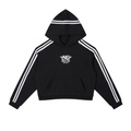 New Era x MECA Contrast Side Stripe Cropped Hoodie