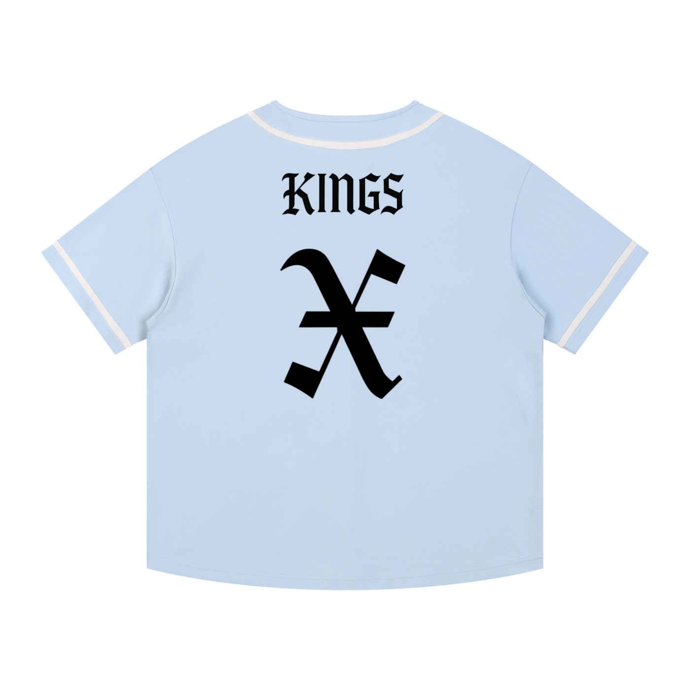 Kings x MECA Contrast Piped Button-Up Jersey