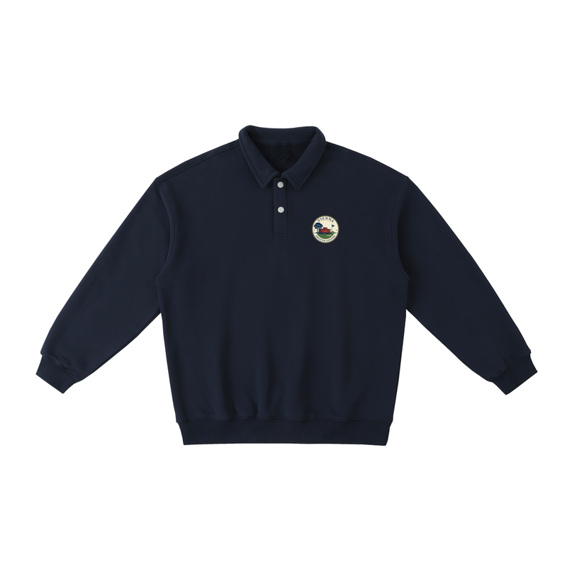 VAG Heavyweight Polo-Collar Sweatshirt