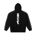 BLACK CARD Contrast Piping Raglan Hoodie
