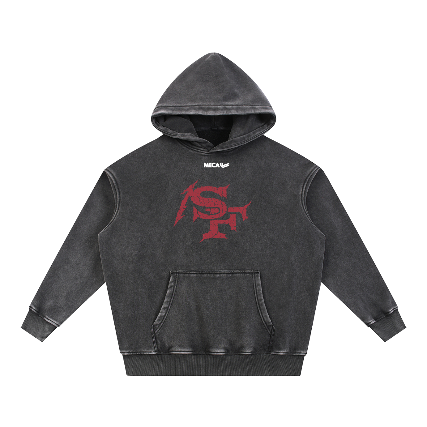 MECA x Select Few Snow Wash Fleece Oversize Hoodie