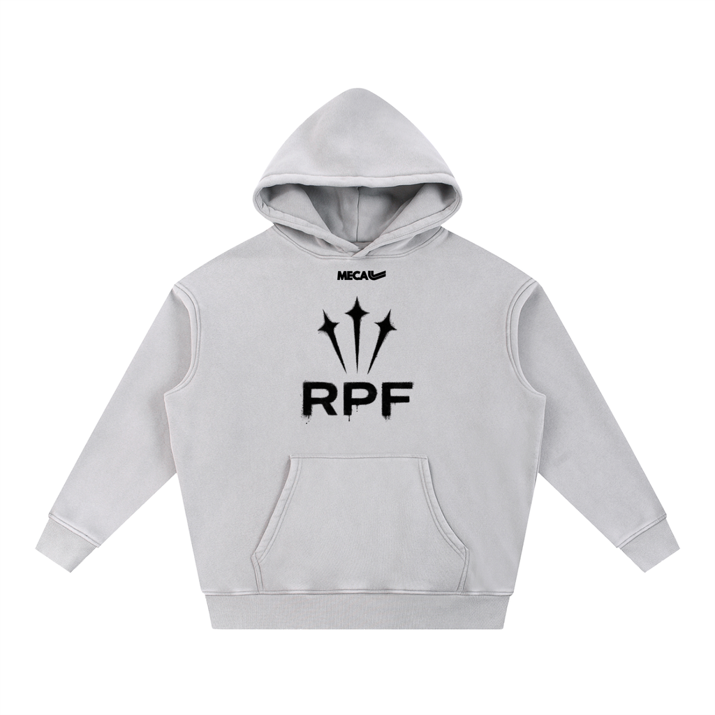 MECA x RPF Overzied Graphic Hoodie (Grey)
