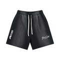 BLACK CARD Sun Fade Distressed Shorts