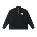 VAG Half-Zip Rolled Edge Fleece Sweatshirt