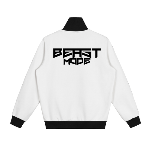 Beast Mode x MECA Contrast Side Stripe Fleece Track Jacket