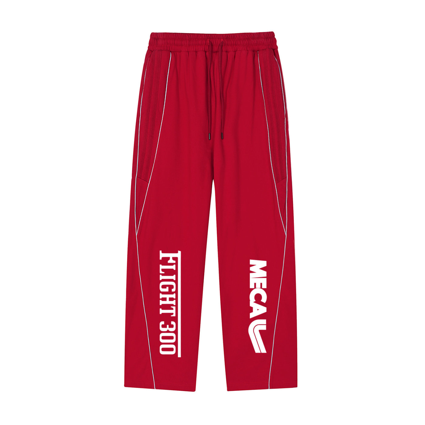 Flight x MECA Reflection Striped Straight-Leg Sweatpants