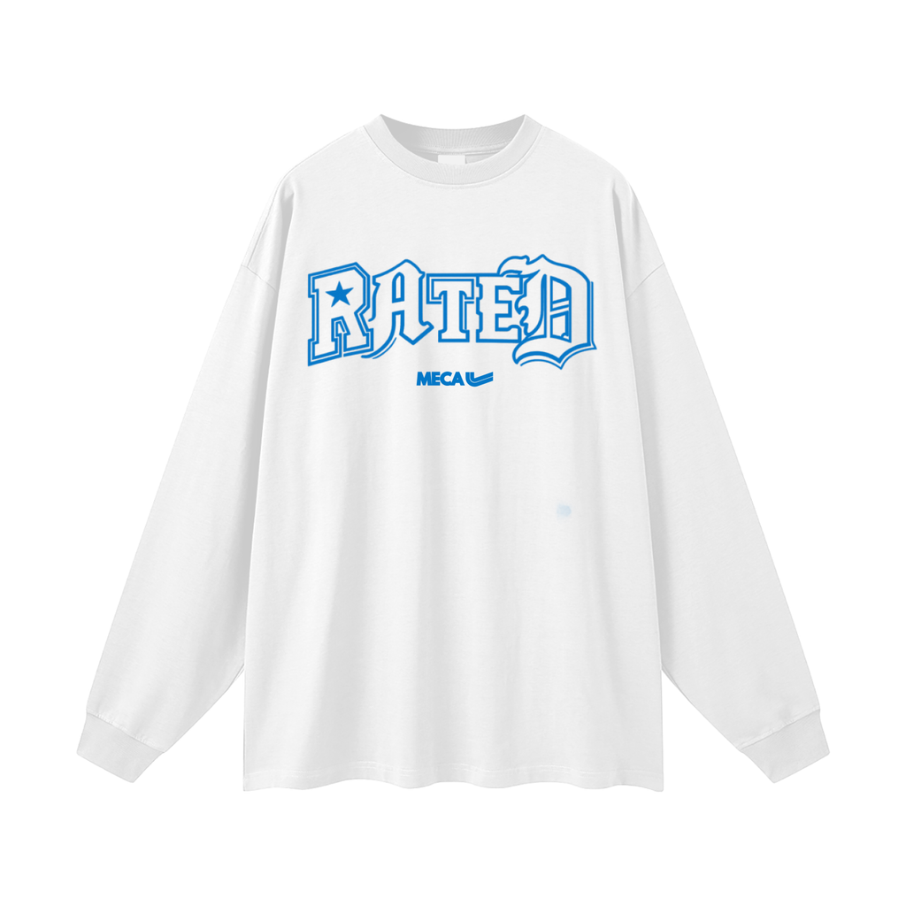 Rated x MECA Oversized Unisex Long Sleeve T-Shirt