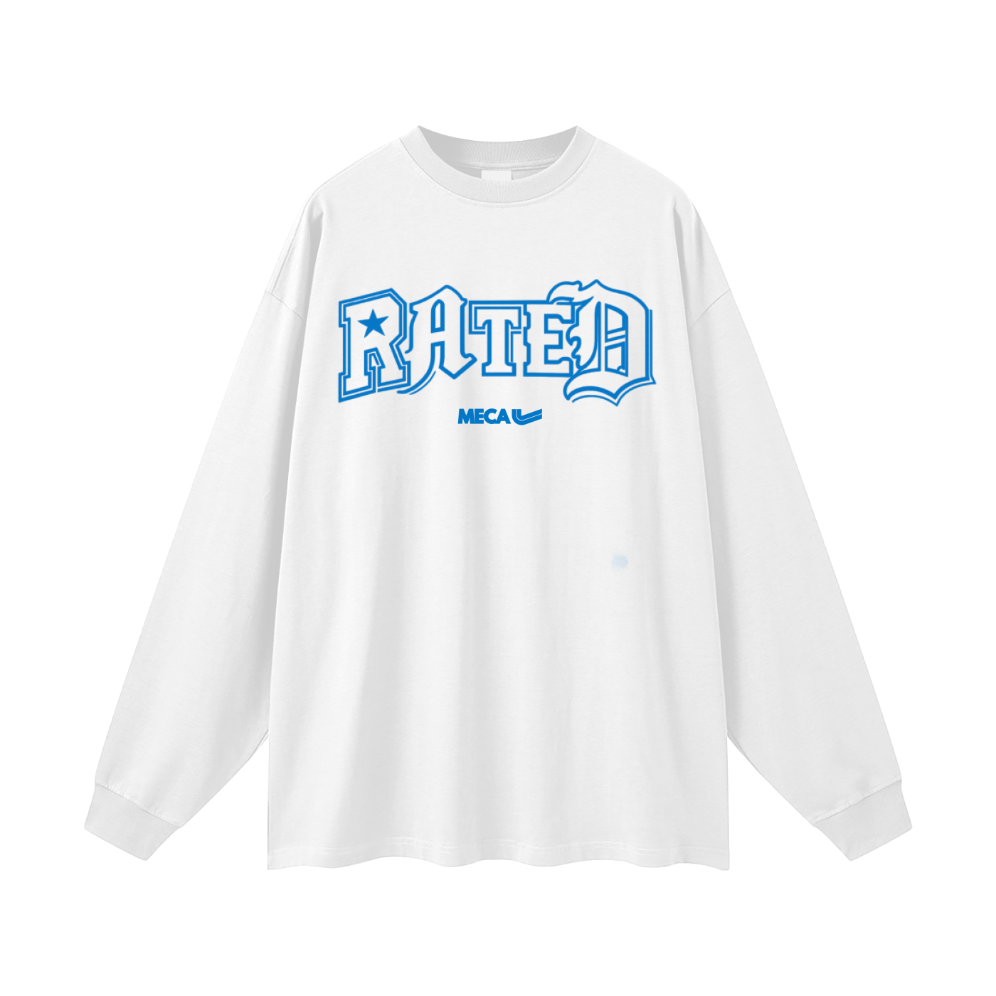 Rated x MECA Oversized Unisex Long Sleeve T-Shirt
