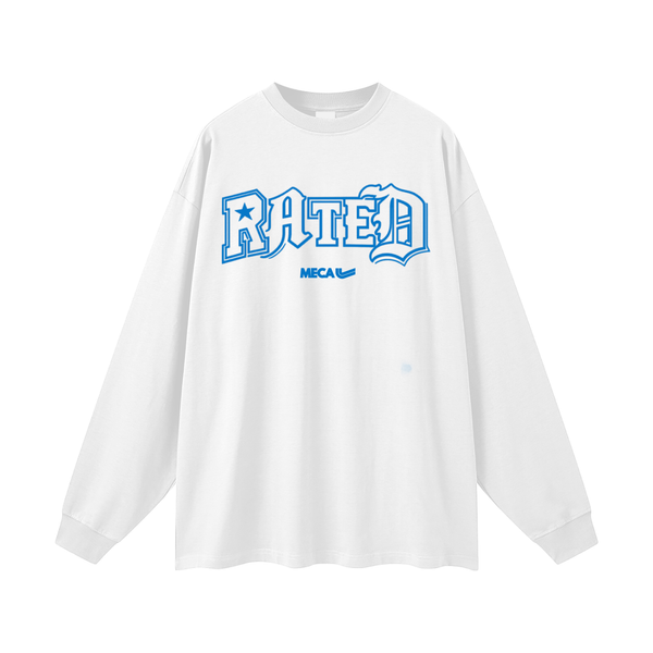 Rated x MECA Oversized Unisex Long Sleeve T-Shirt