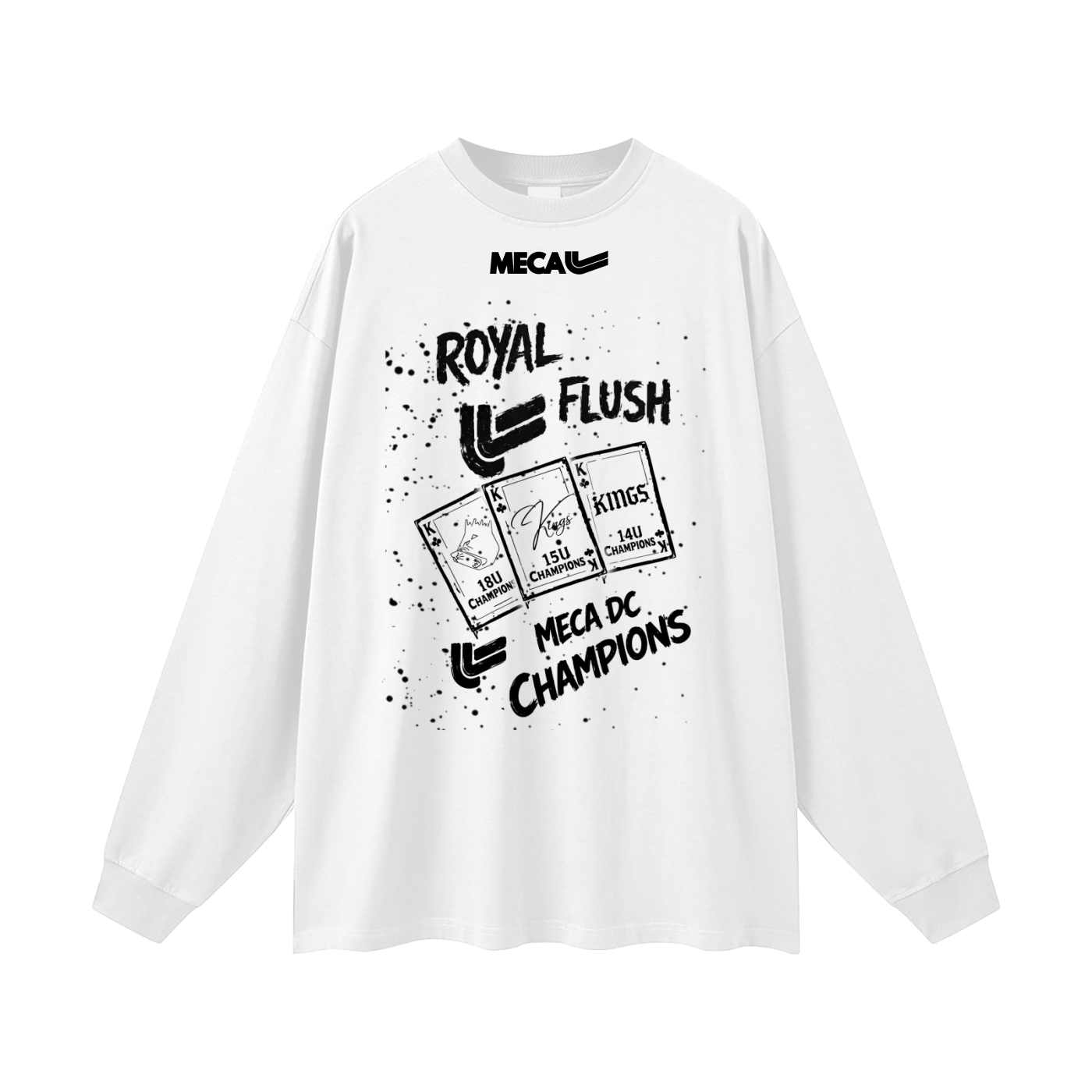 Kings x MECA Champions Oversized Unisex Long Sleeve T-Shirt