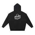 Rated x MECA Contrast Tape Raw Edge Double Layered Hoodie