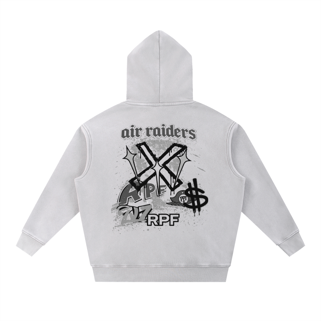 MECA x RPF Overzied Graphic Hoodie (Grey)