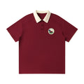 VAG Contrast Collar Raglan Polo Shirt
