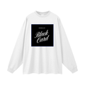 BLACK CARD Oversized Unisex Long Sleeve T-Shirt
