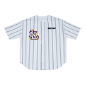 Next Level x MECA Pinstripe Baseball Jersey