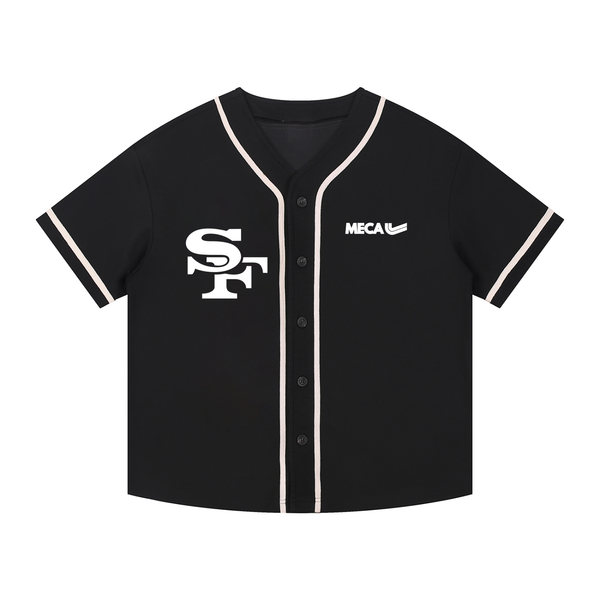 MECA x Select Few Contrast Piped Button-Up Jersey