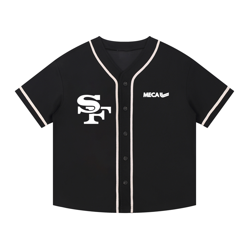 MECA x Select Few Contrast Piped Button-Up Jersey