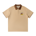 VAG Contrast Collar Raglan Polo Shirt