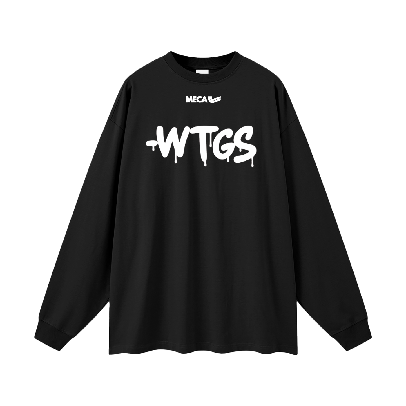 WTGS x MECA Oversized Unisex Long Sleeve T-Shirt