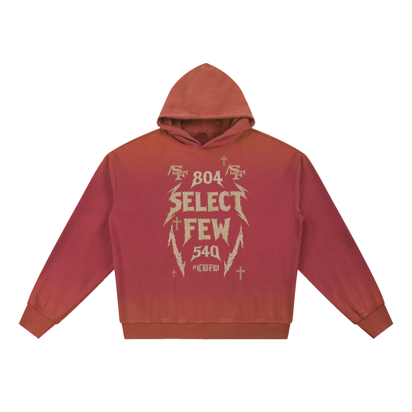 MECA x Select Few Vintage Washed Gradient Fleece Hoodie