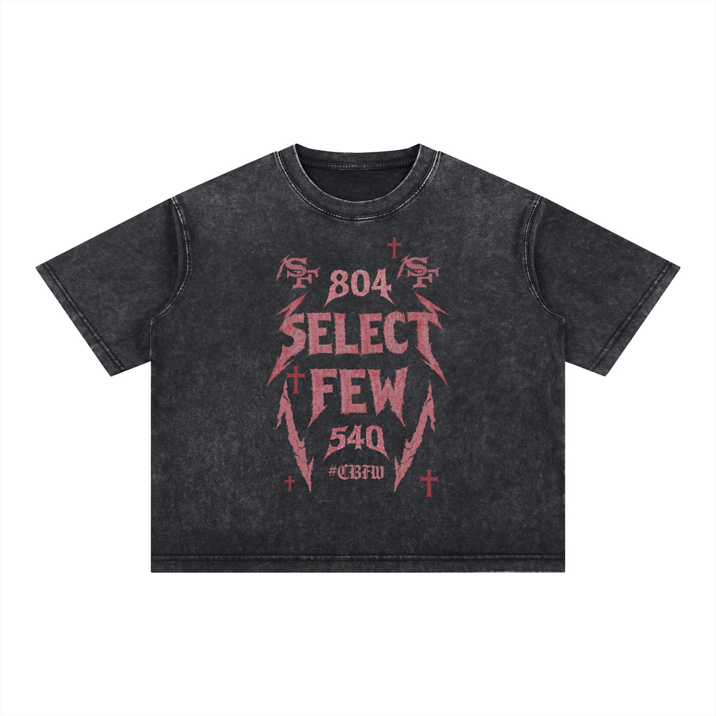 MECA x Select Few Mineral Wash Boxy Cotton T-Shirt