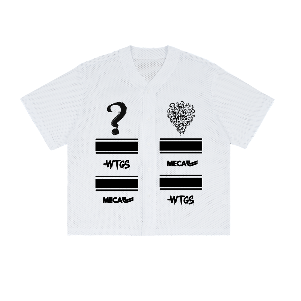 WTGS x MECA Varsity Button-Up Baseball Jersey