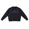 Tilly Coaches Fleece Side Slit Crewneck Sweatshirt