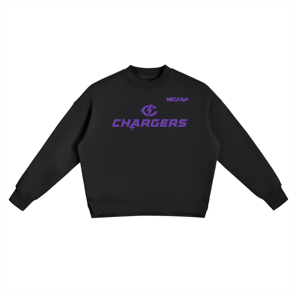 Tilly Coaches Fleece Side Slit Crewneck Sweatshirt