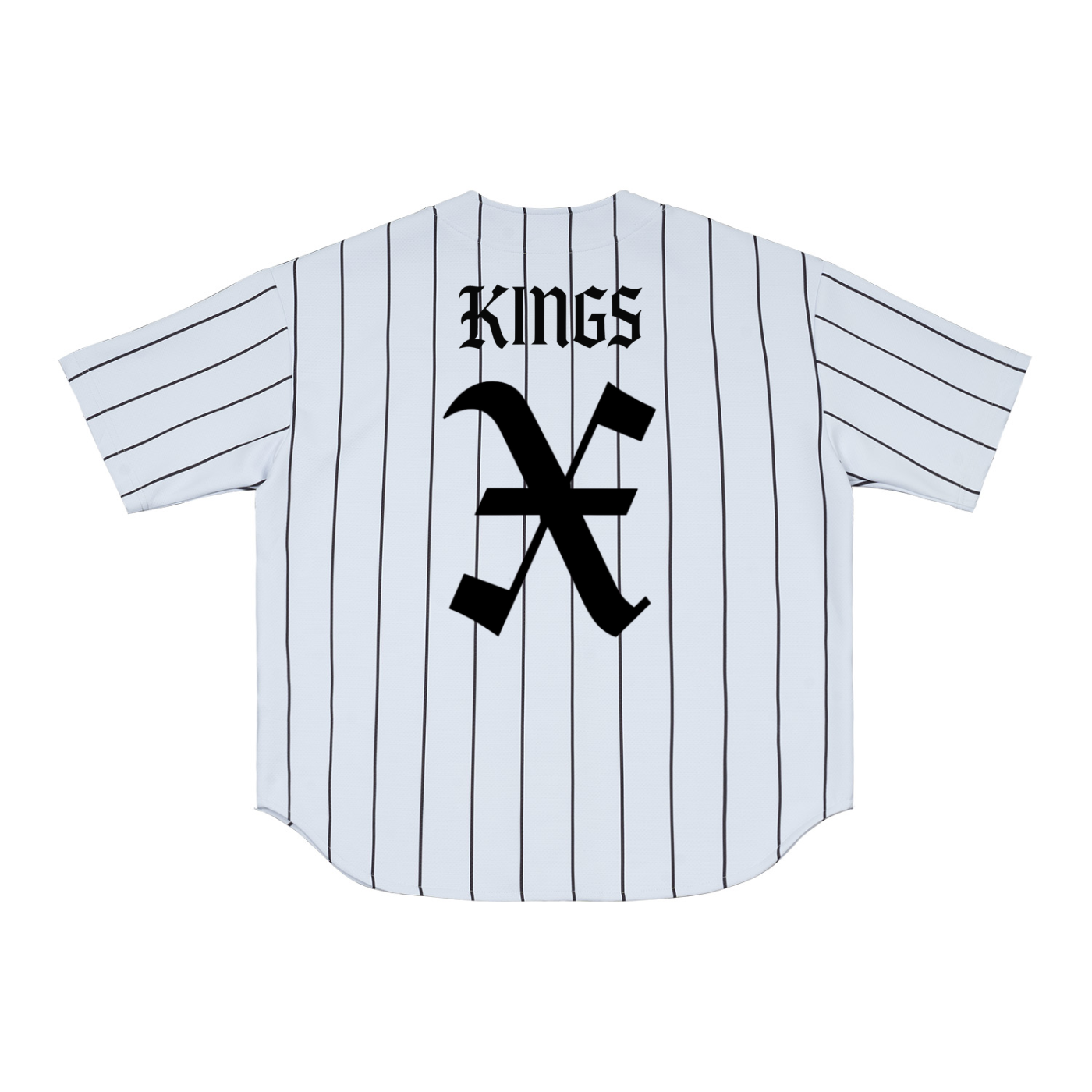 Kings x MECA Pinstripe Baseball Jersey