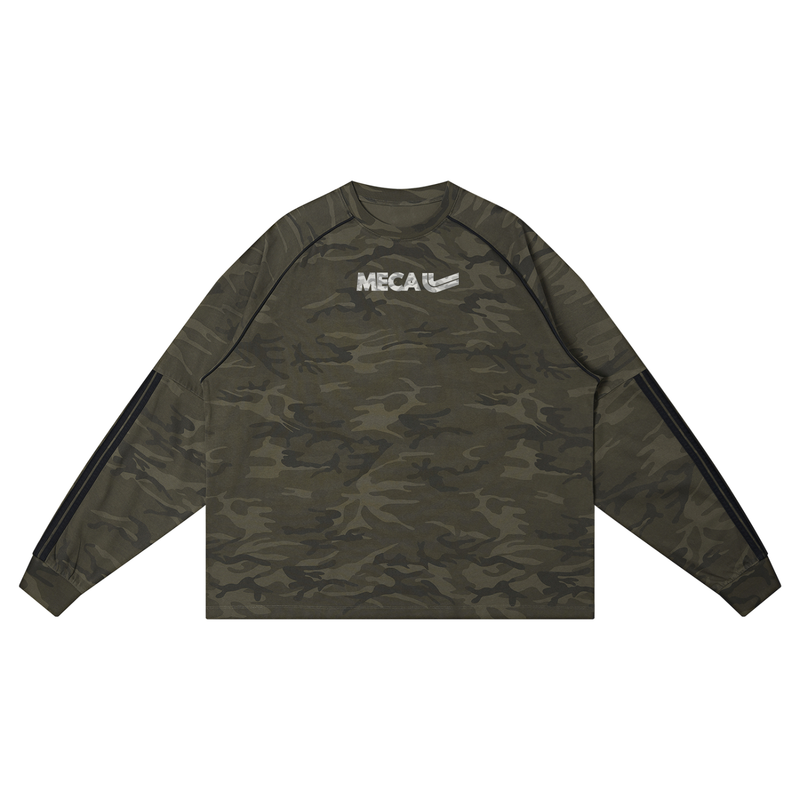 Team MECA Unisex Camo Loose Long Sleeve T-Shirt