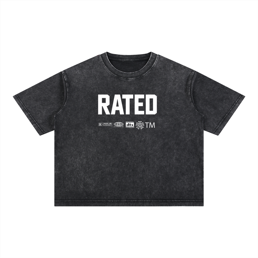 Rated x MECA Mineral Wash Boxy Cotton T-Shirt