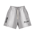 BLACK CARD Sun Fade Distressed Shorts