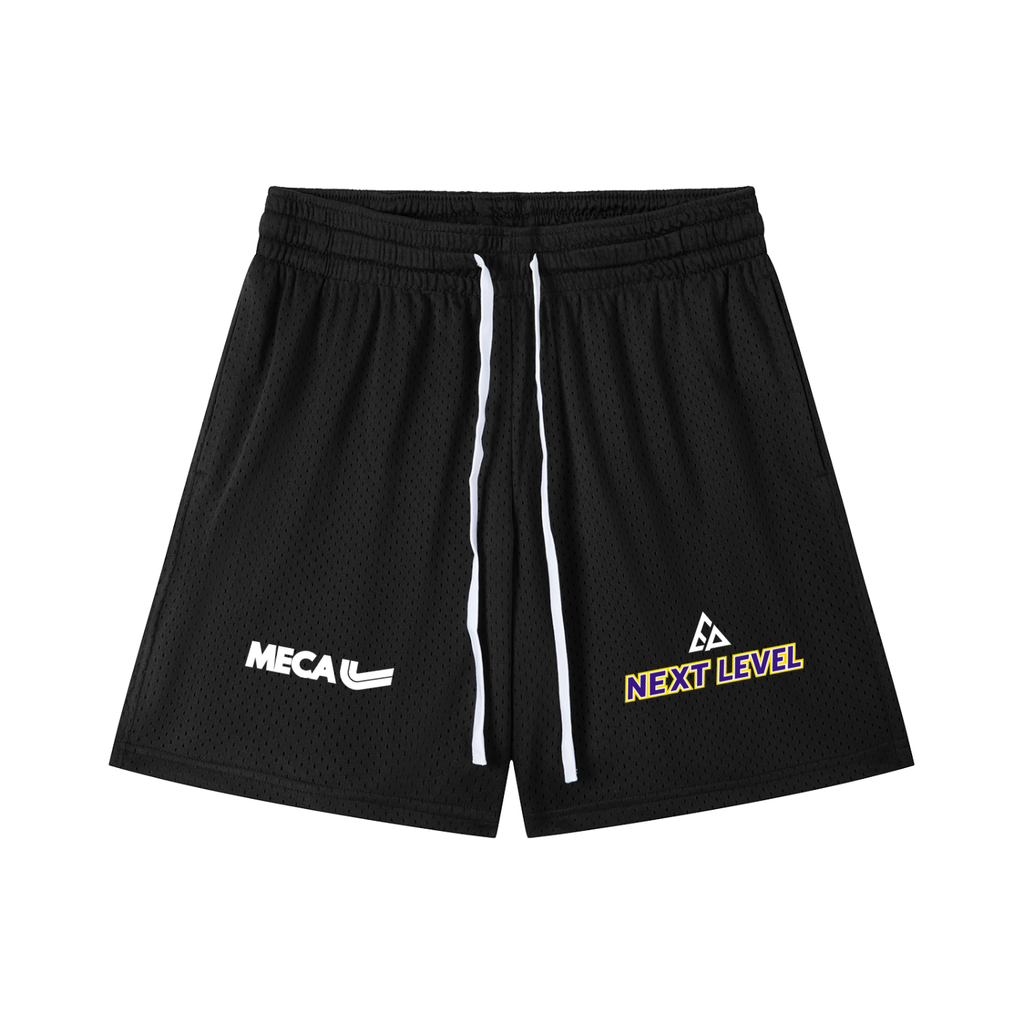 Next Level x MECA Mesh Drawstring Shorts