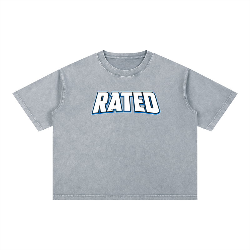 Rated x MECA Mineral Wash Boxy Cotton T-Shirt