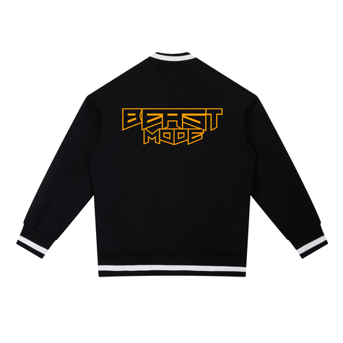 Beast Mode x MECA Contrast Piping Zip Bomber Jacket
