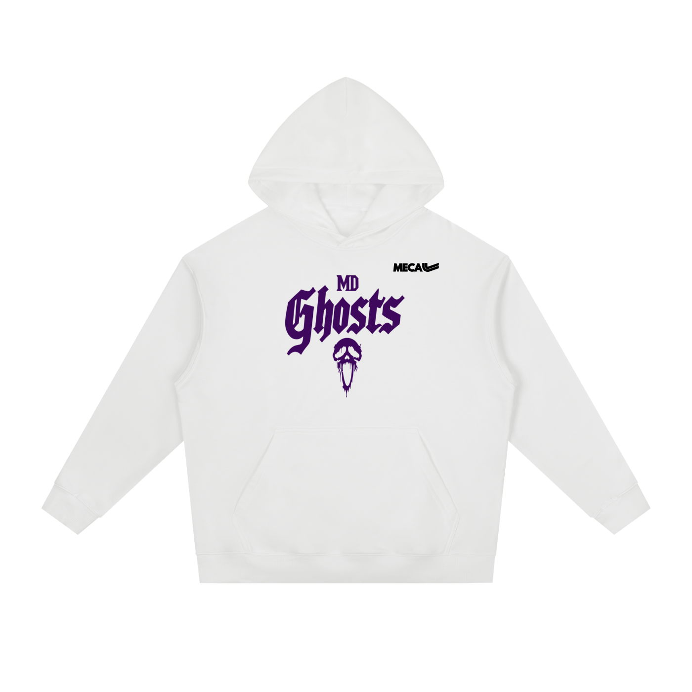 MECA x Ghosts Essential Heavyweight Drop-Shoulder Hoodie