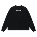 BLACK CARD Unisex Waffle Boxy Long Sleeve T-Shirt