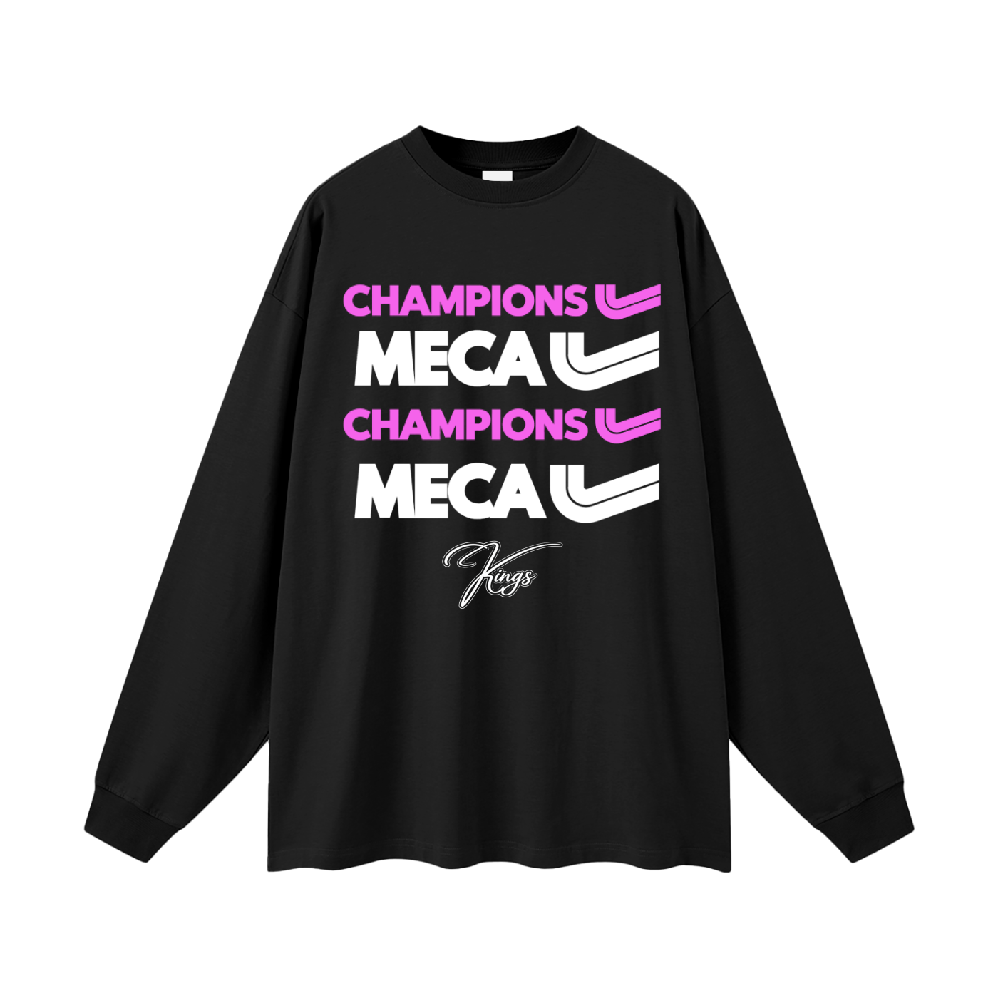 Kings x MECA Champions Oversized Unisex Long Sleeve T-Shirt