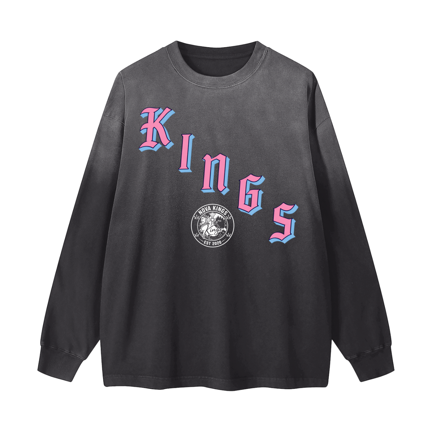 Kings x MECA Gradient Washed Long Sleeve T-Shirt