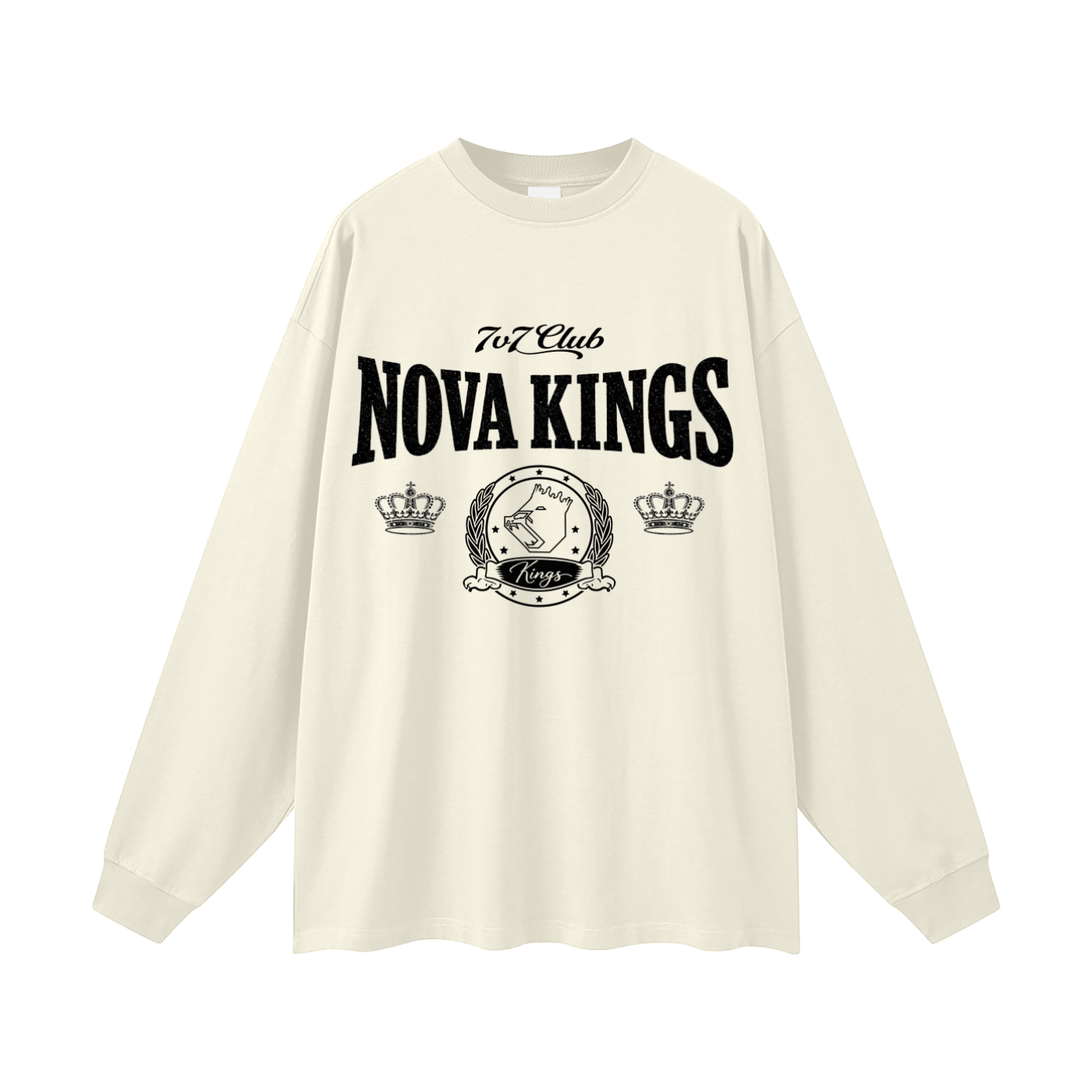 Kings x MECA Oversized Unisex Long Sleeve T-Shirt